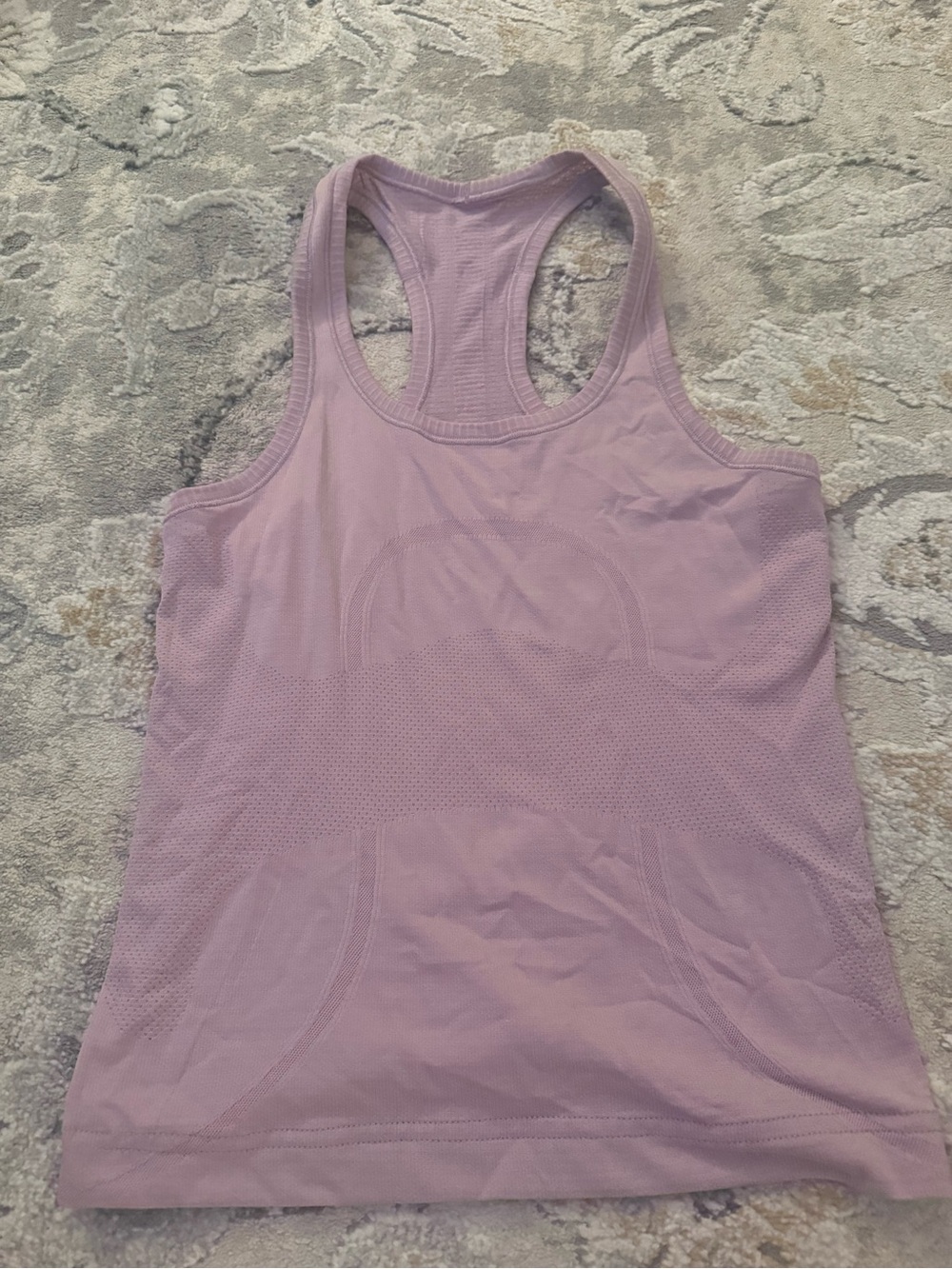 Lululemon razorback swifly tank in a rose color(hemmed)